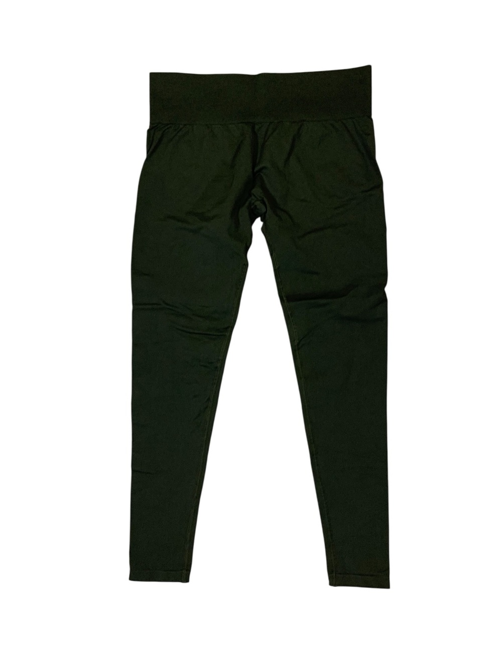 Halara Dark Green High Rise Full Length Leggings Athleisure Yoga Workout L